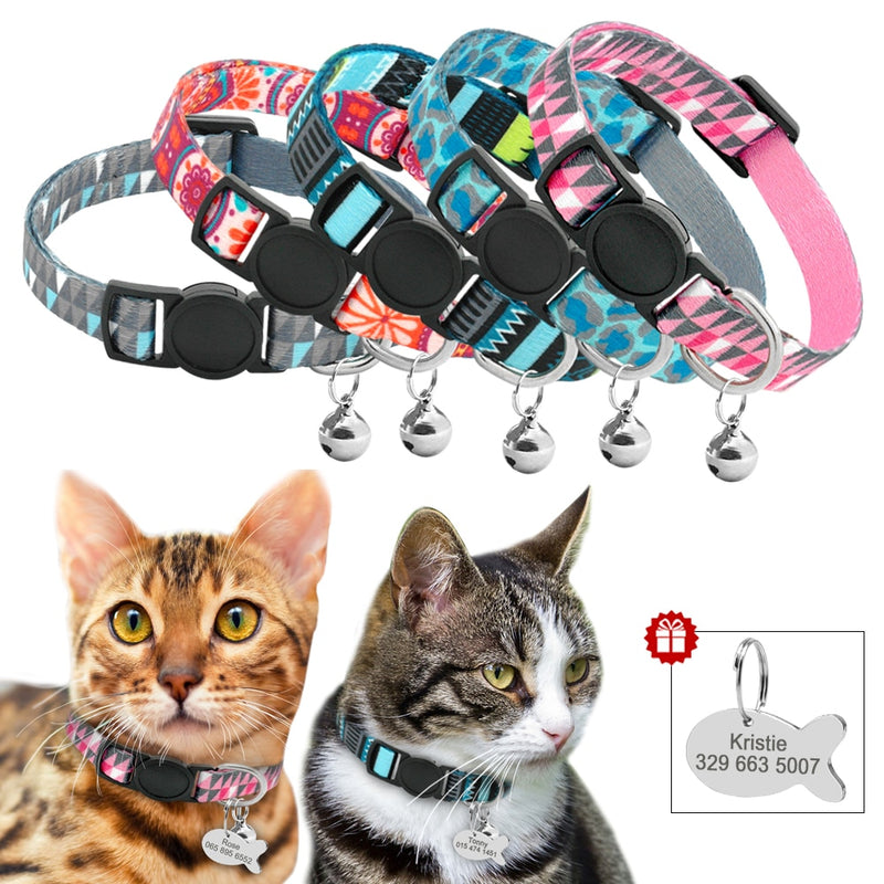 Coleira Personalizada Cat Security